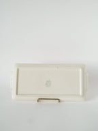 Plat À Cake En Faïence, Rose Poudré, 1950