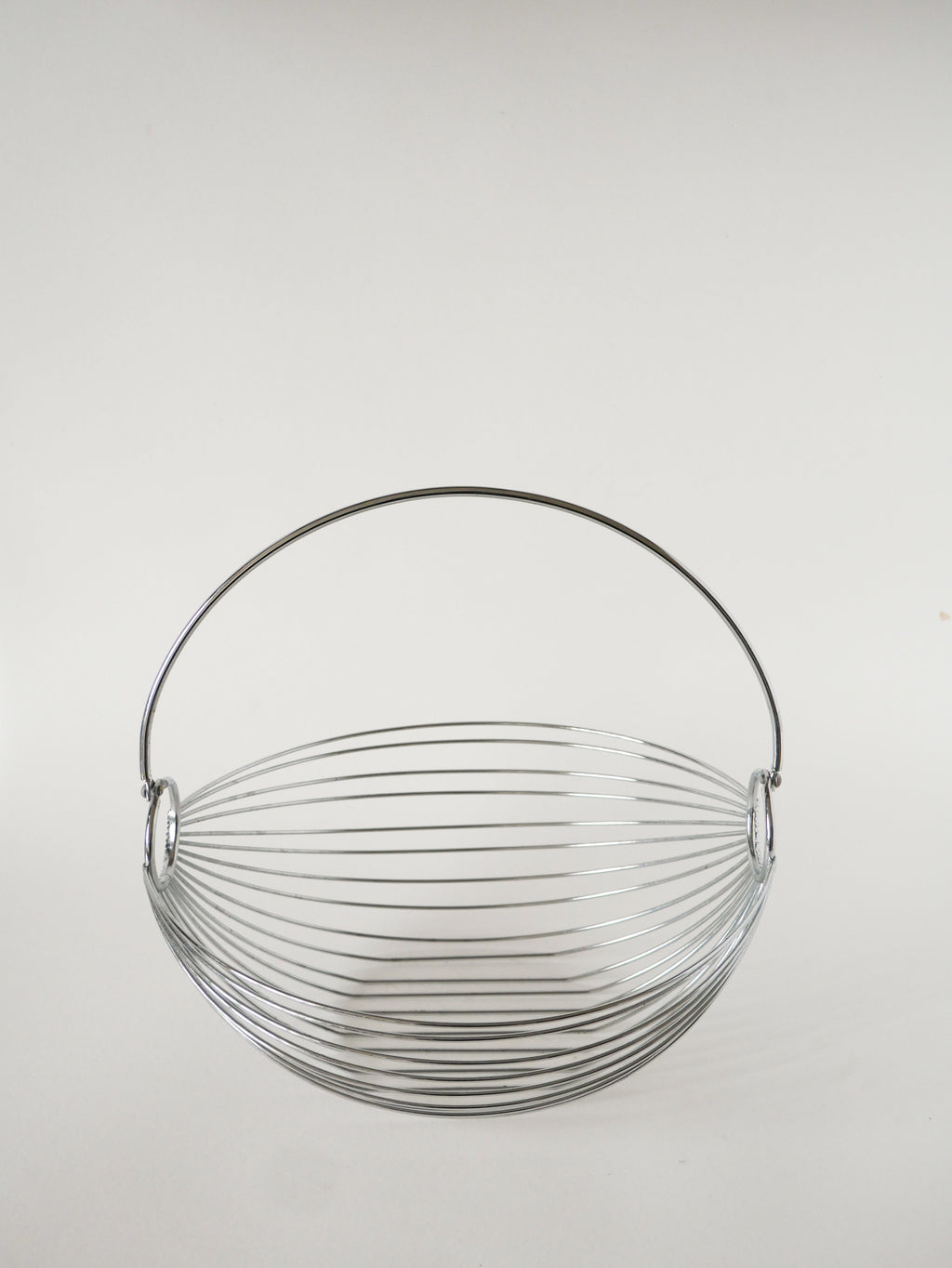 Corbeille À Fruits Avec Anse En Inox, Design, 1970