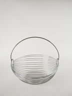 Corbeille À Fruits Avec Anse En Inox, Design, 1970