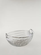Corbeille À Fruits Avec Anse En Inox, Design, 1970