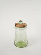 Grand Pot En Verre Bullé De Biot, Vert, 1960