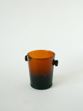 Seau À Glace En Verre Ambré, Design, 1970