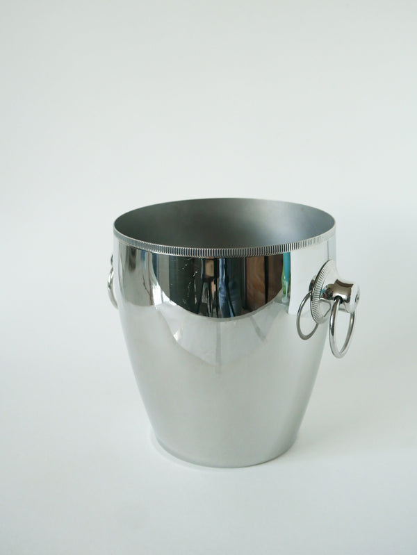 Grand Seau À Champagne En Inox, Made In France, 1970