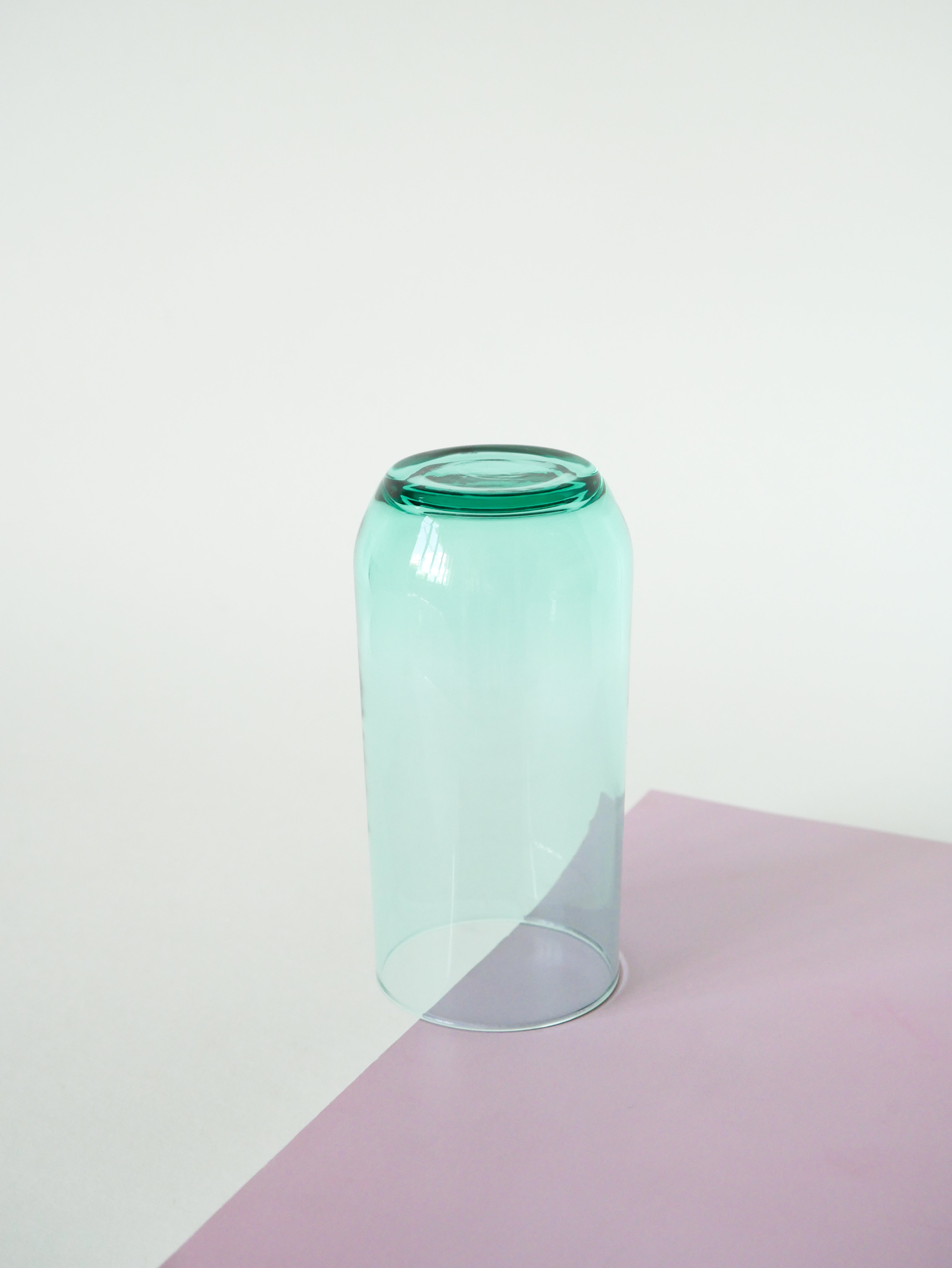 Lot De 5 Verres À Eau Long Drink En Verre Vert, 1970
