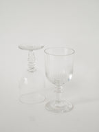 Lot De 4 Grands Verres À Vin Anciens, 1930
