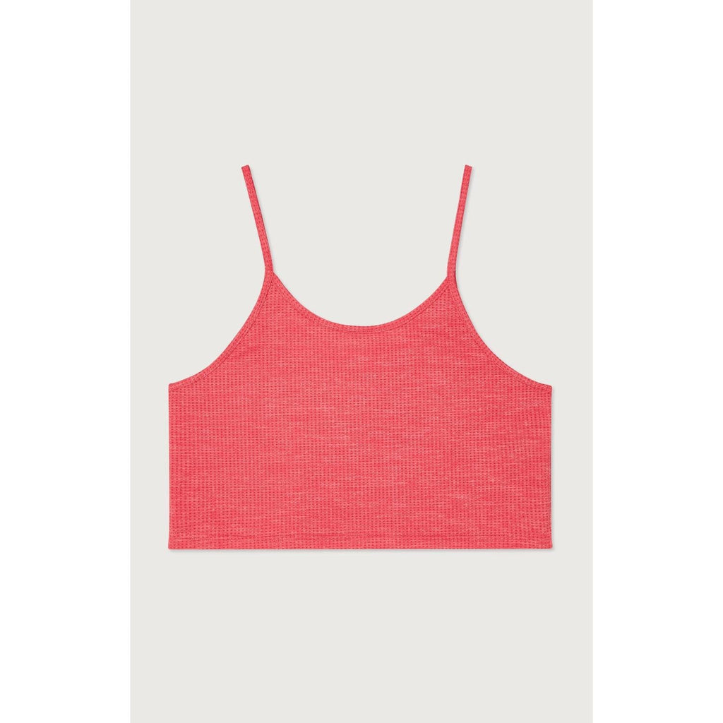 Debardeur Court Ajuste Col Rond - Fraisier - Femme