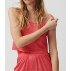 Debardeur Court Ajuste Col Rond - Fraisier - Femme
