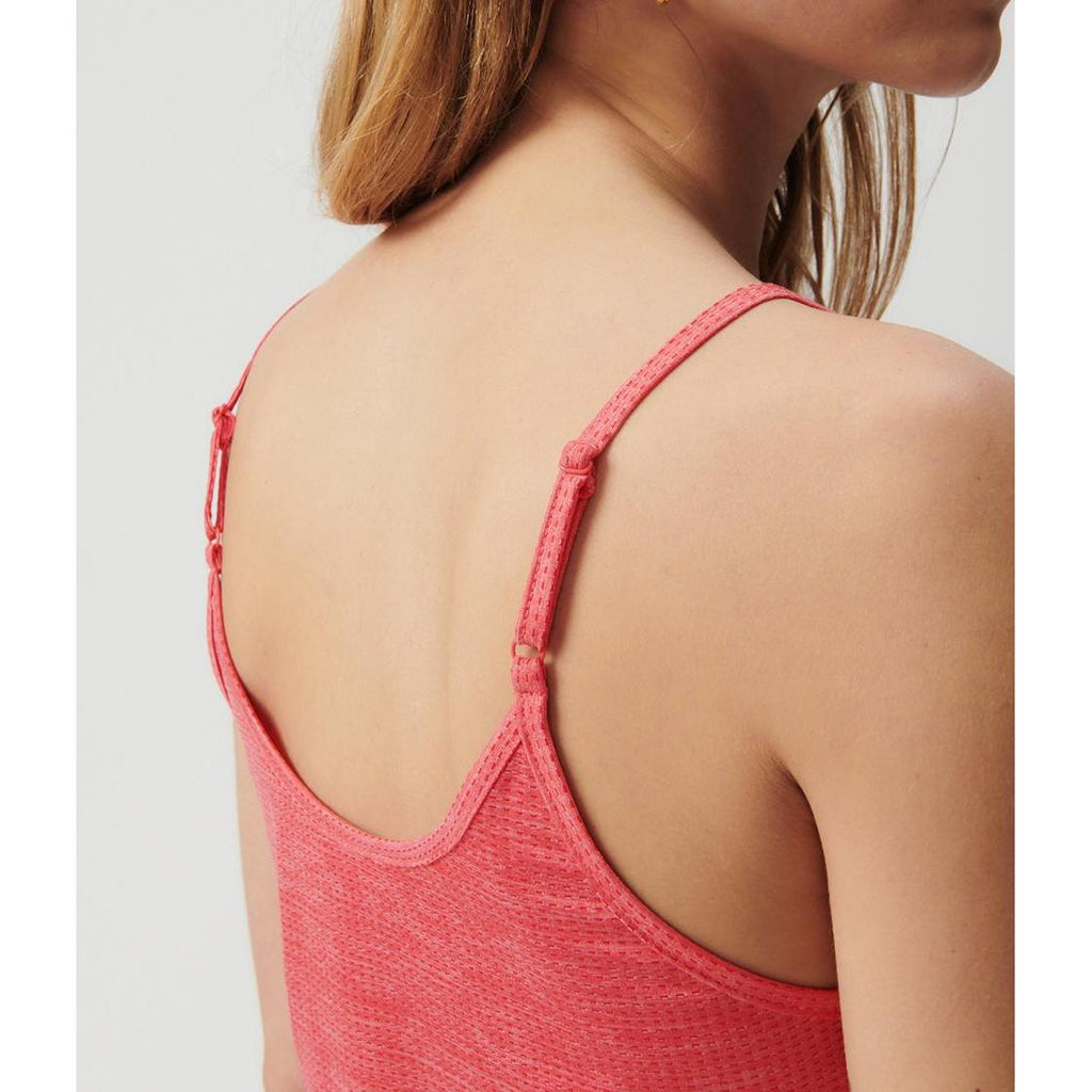 Debardeur Court Ajuste Col Rond - Fraisier - Femme
