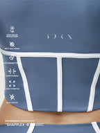 Top Vani Bluestone/White - Femme
