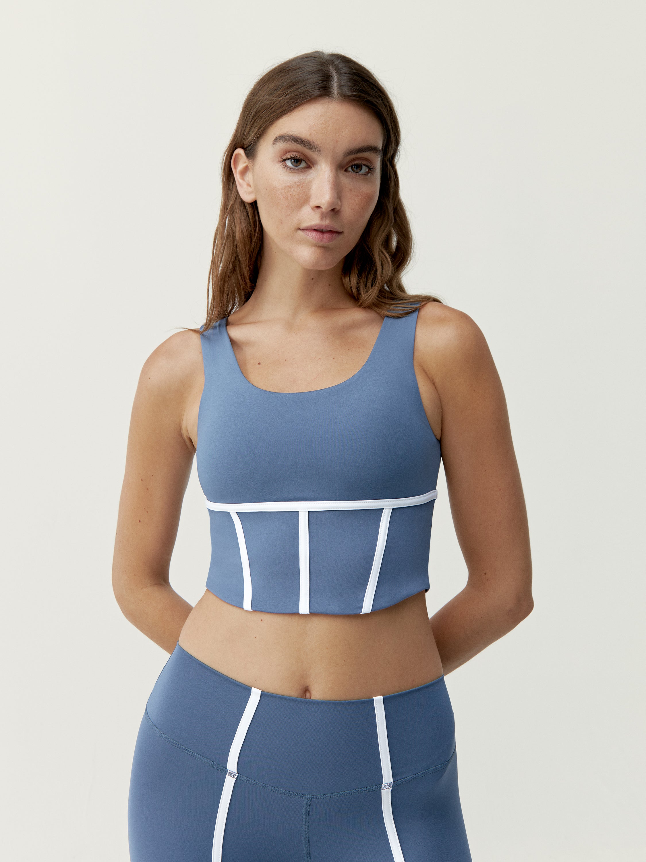 Top Vani Bluestone/White - Femme