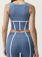 Top Vani Bluestone/White - Femme