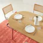 Vassi - Table À Manger - Effet Chêne