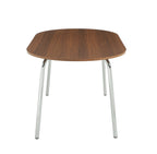 Vassi - Table À Manger - Effet Noyer