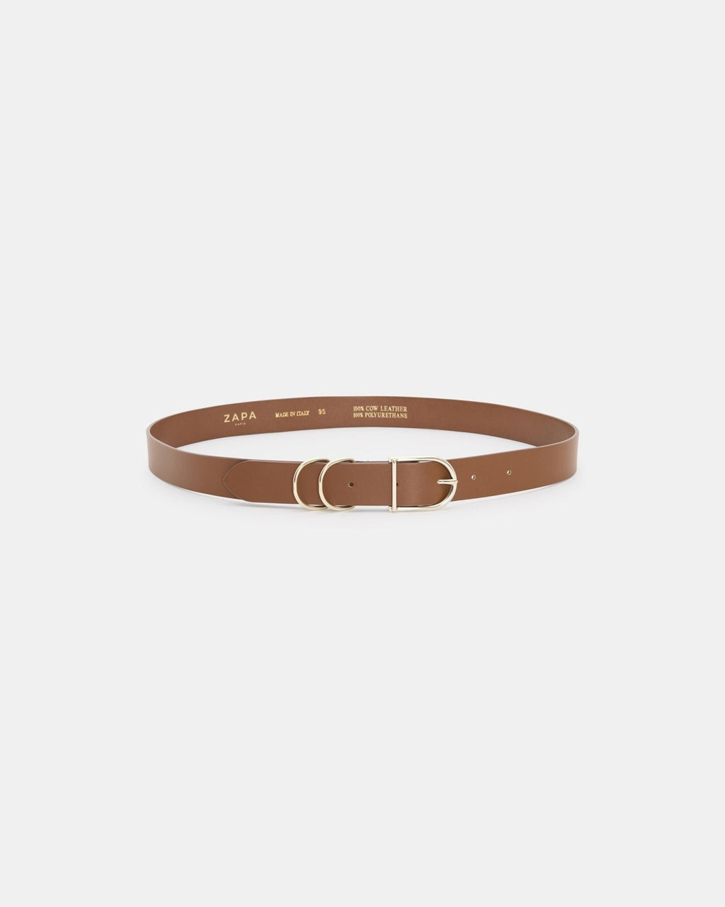 Ceinture lisse caramel_2