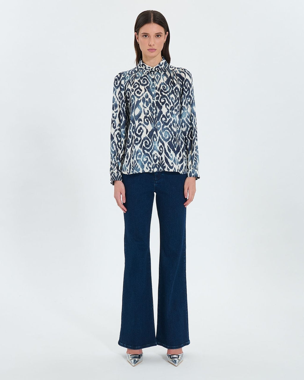 Chemise à imprimé summer wave_4