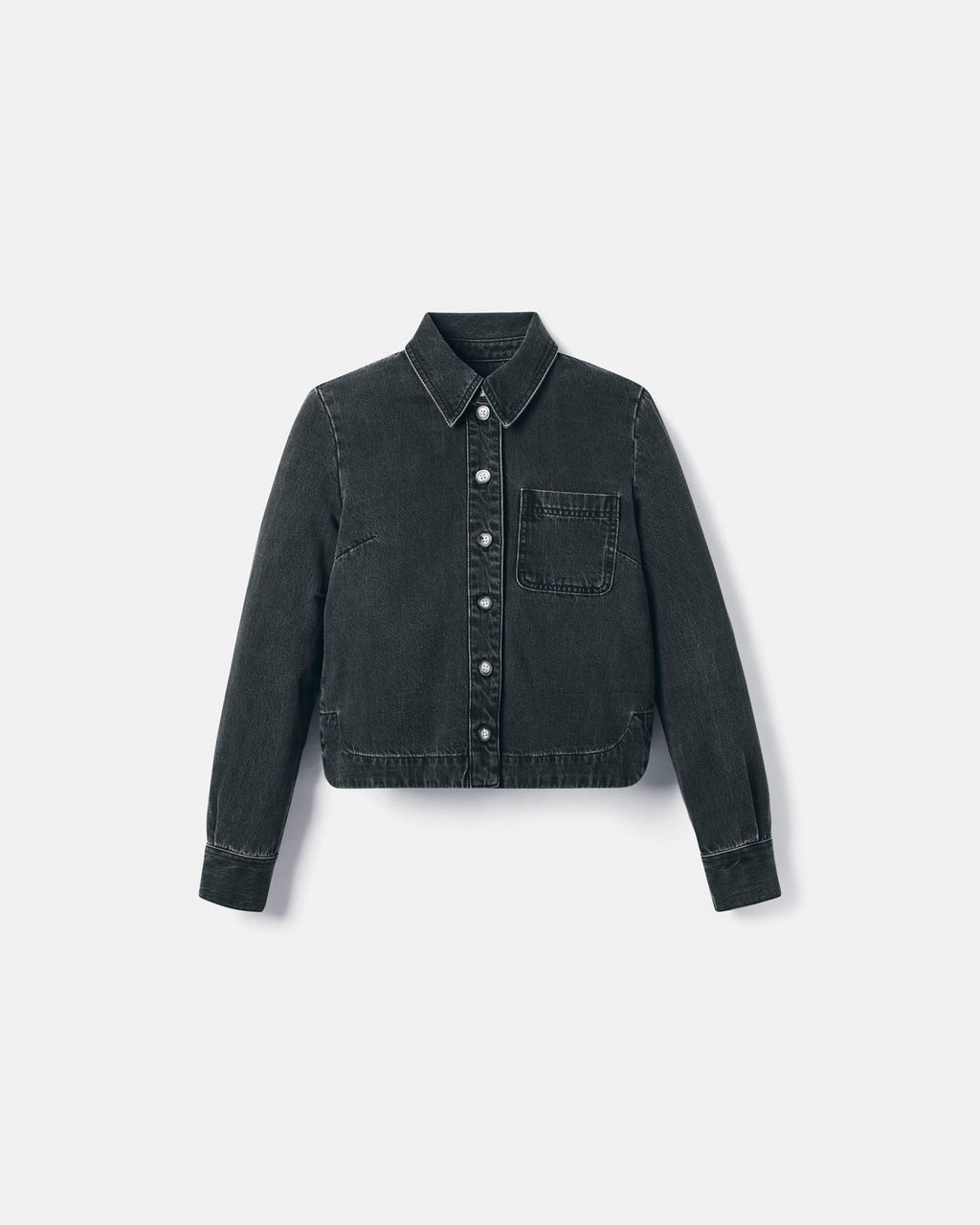 Chemise en jean noire_5