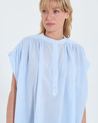Chemise fluide en coton à rayures_1
