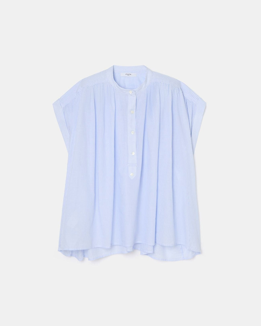 Chemise fluide en coton à rayures_5