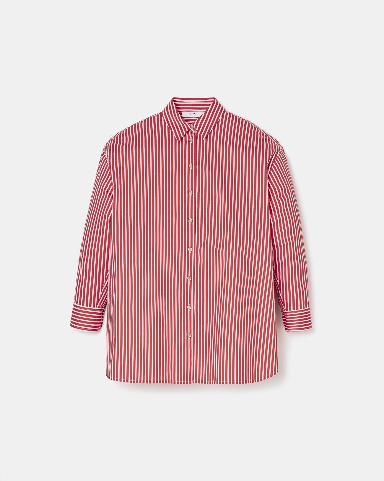 Chemise en popeline à rayures_6
