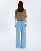 Chemise courte kaki_4