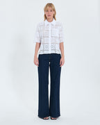 Chemise en broderie anglaise écrue_4