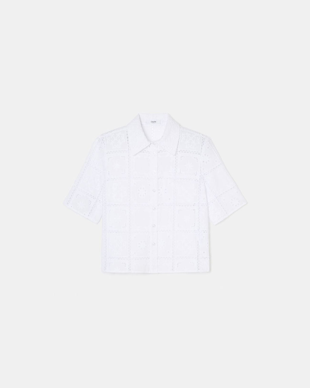 Chemise en broderie anglaise écrue_5