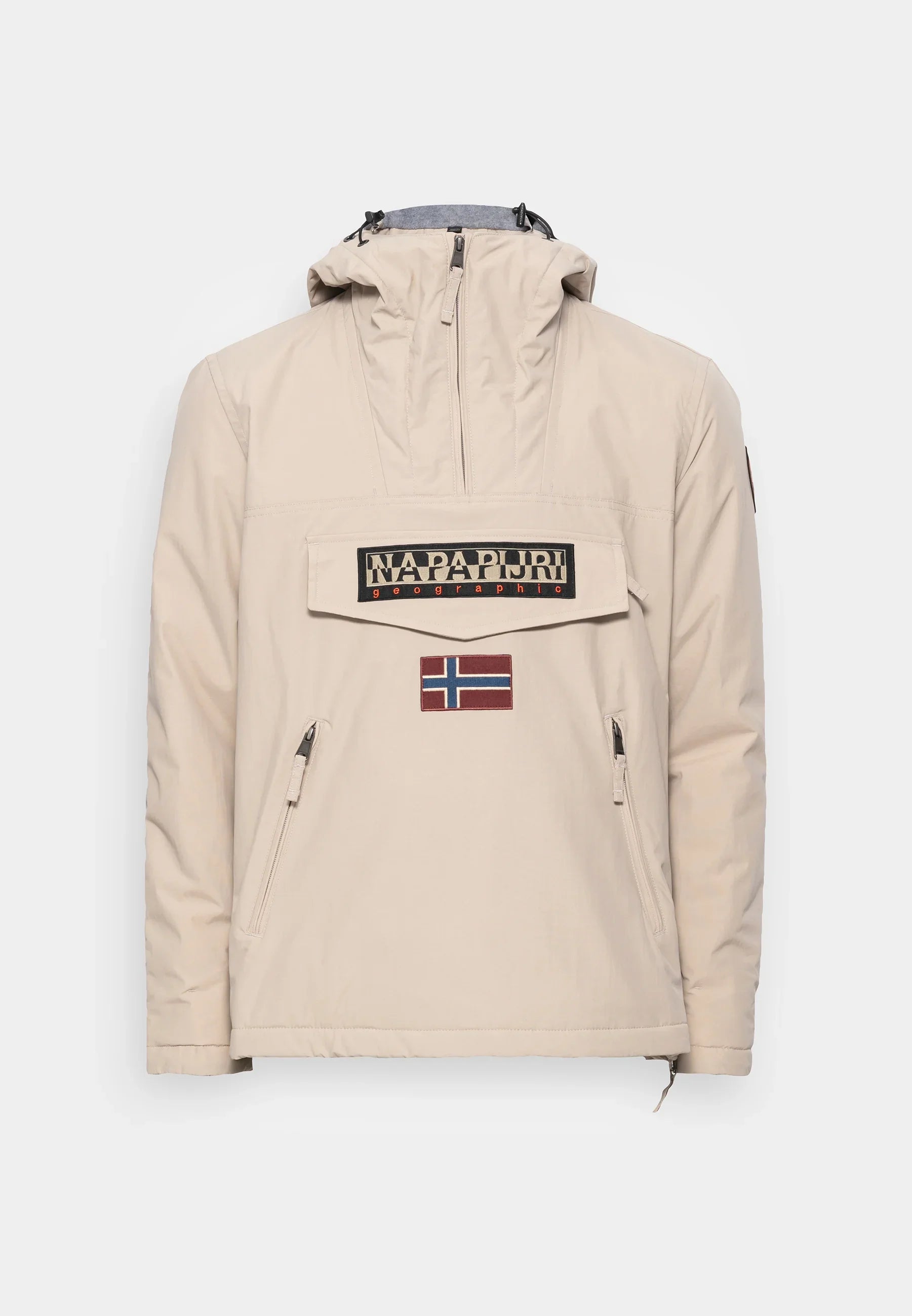 Anorak Rainforest Pocket 2 - Beige Stone - Mixte