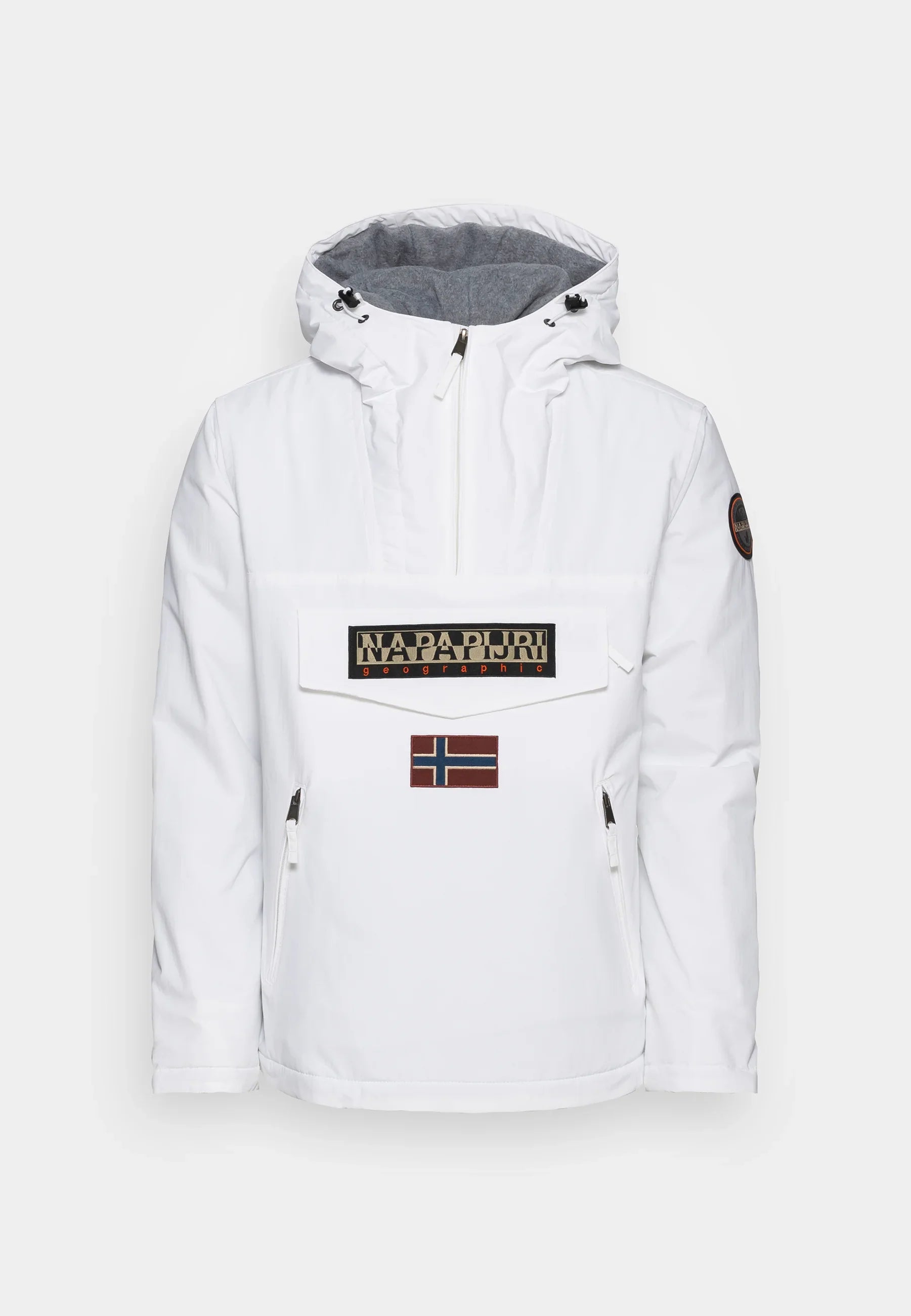 Anorak Rainforest Pocket 2 - White - Mixte