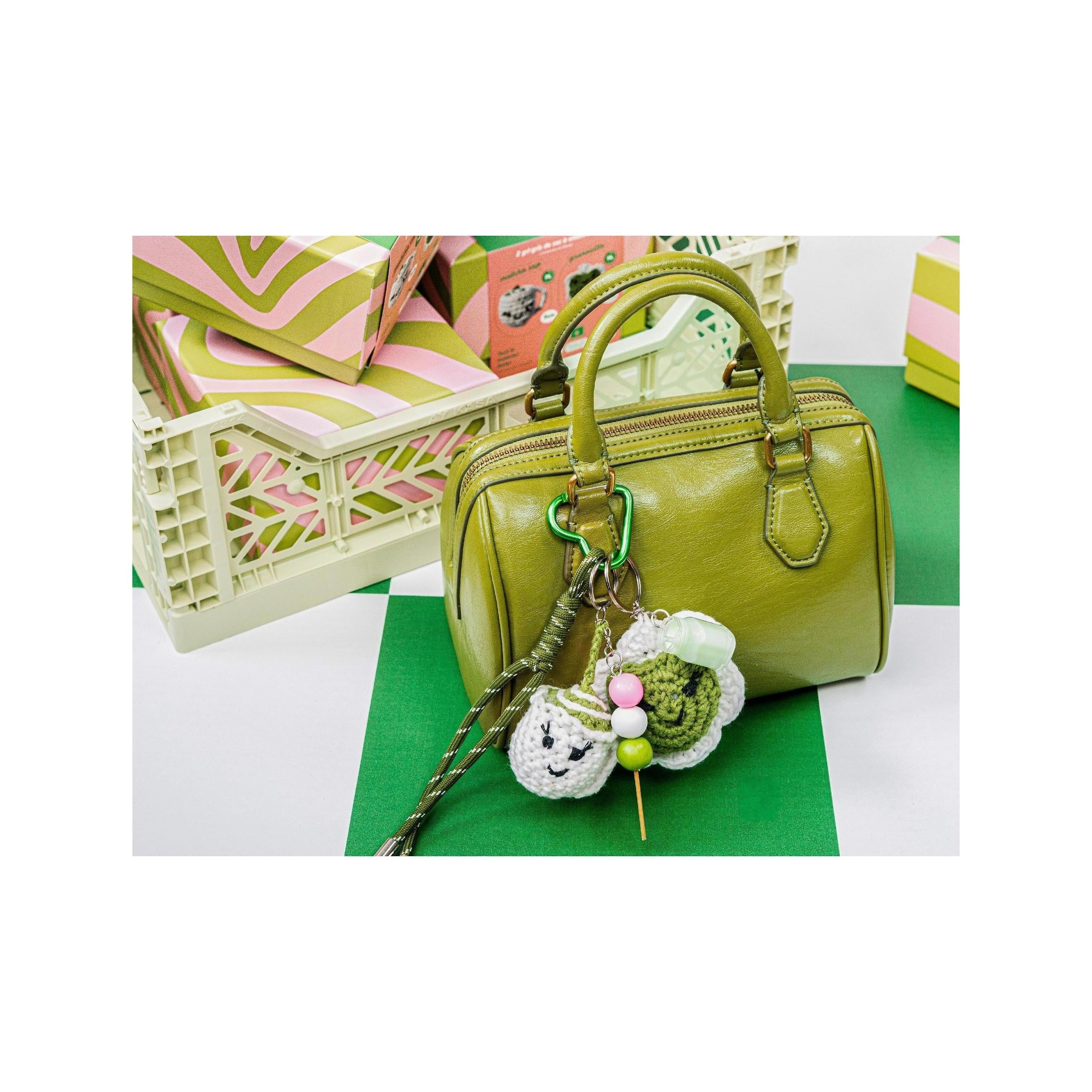 Kit Crochet Pour Débutant - Bag Charms- Matcha Club