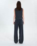 Gilet sans manches en jean noir_3
