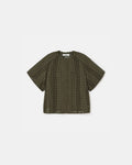 Chemisier en broderie anglaise army_1