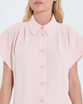 Chemise manches courtes nude_1