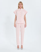 Chemise manches courtes nude_2