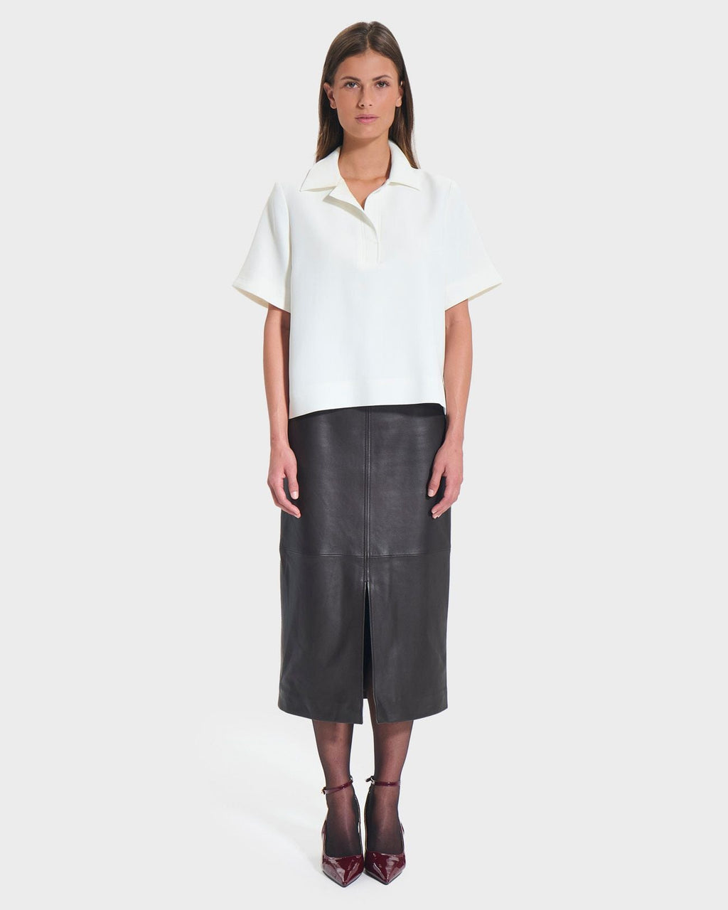 Top chemise fluide écru_4