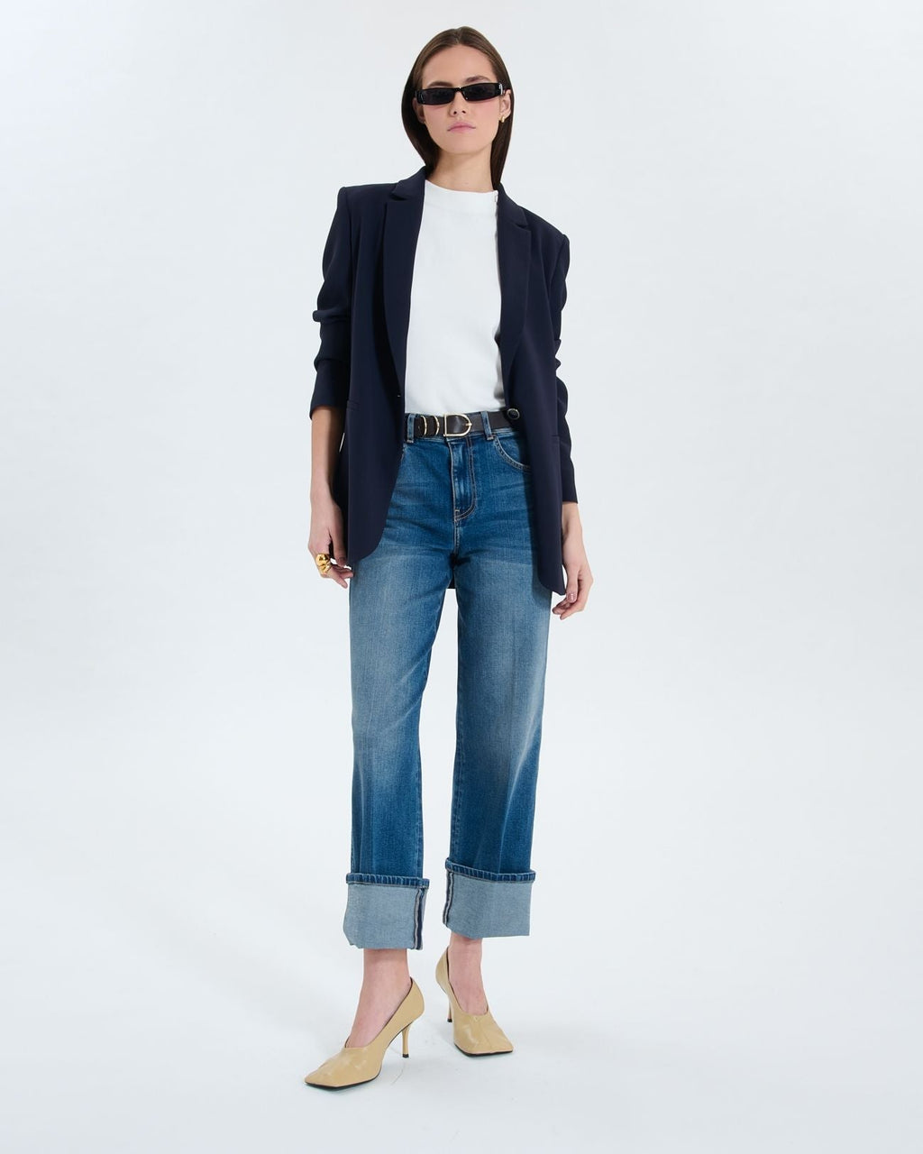 Jean droit dirty light blue_1