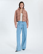 Manteau court camel_3