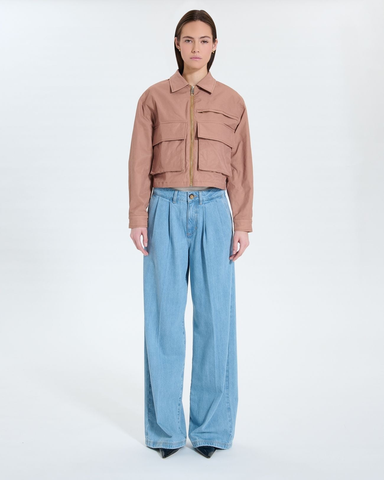 Manteau court camel_5