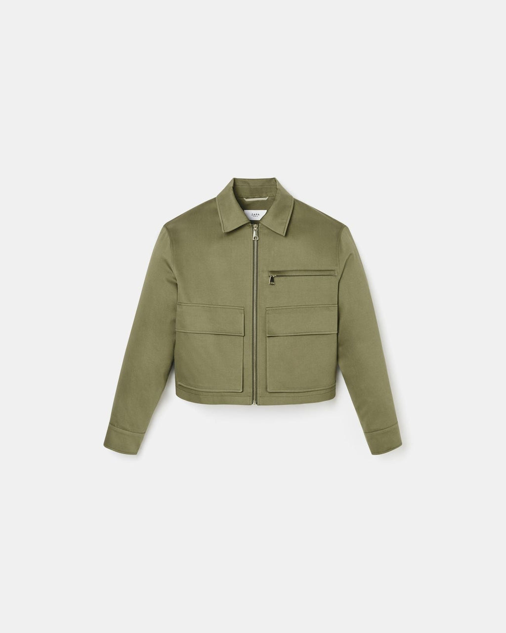 Manteau court kaki_5