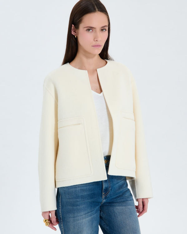Manteau court double face écru_1