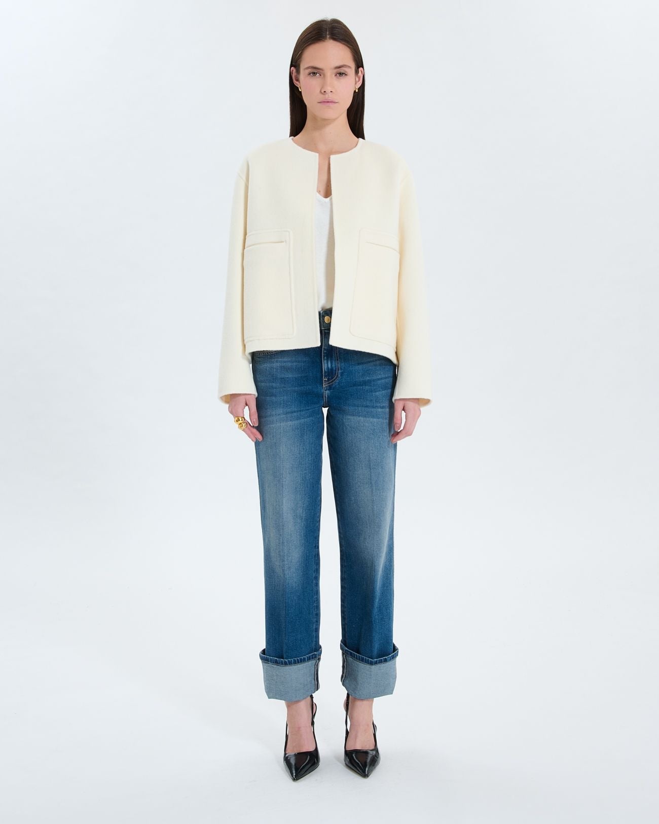 Manteau court double face écru_4