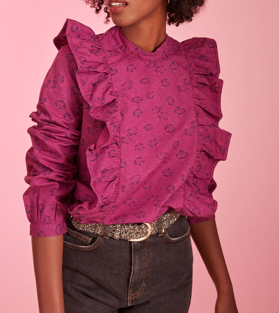 Blouse Voliane - Alix Cassis