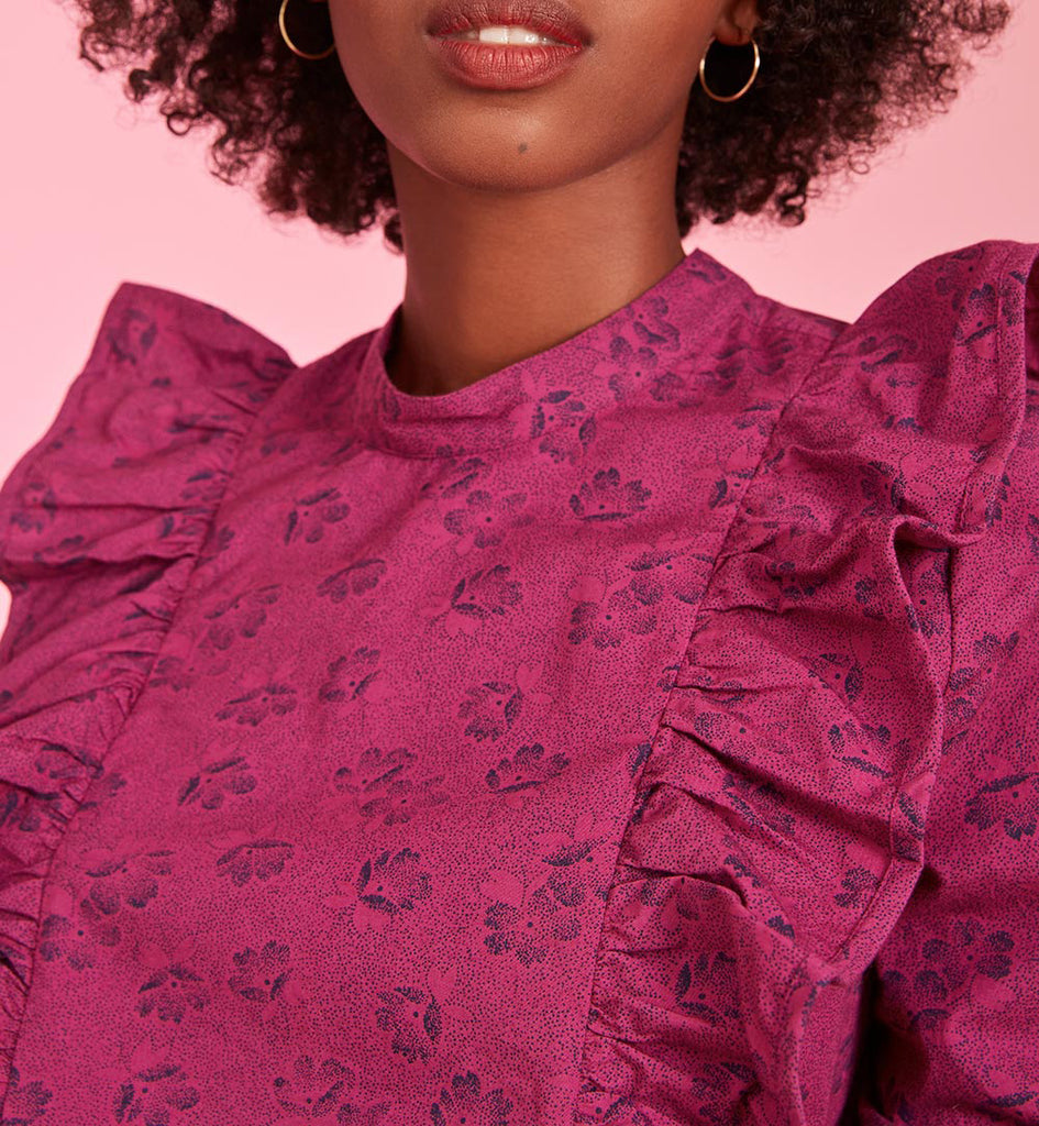 Blouse Voliane - Alix Cassis