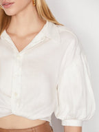 Top Voluminous Twist - Off White