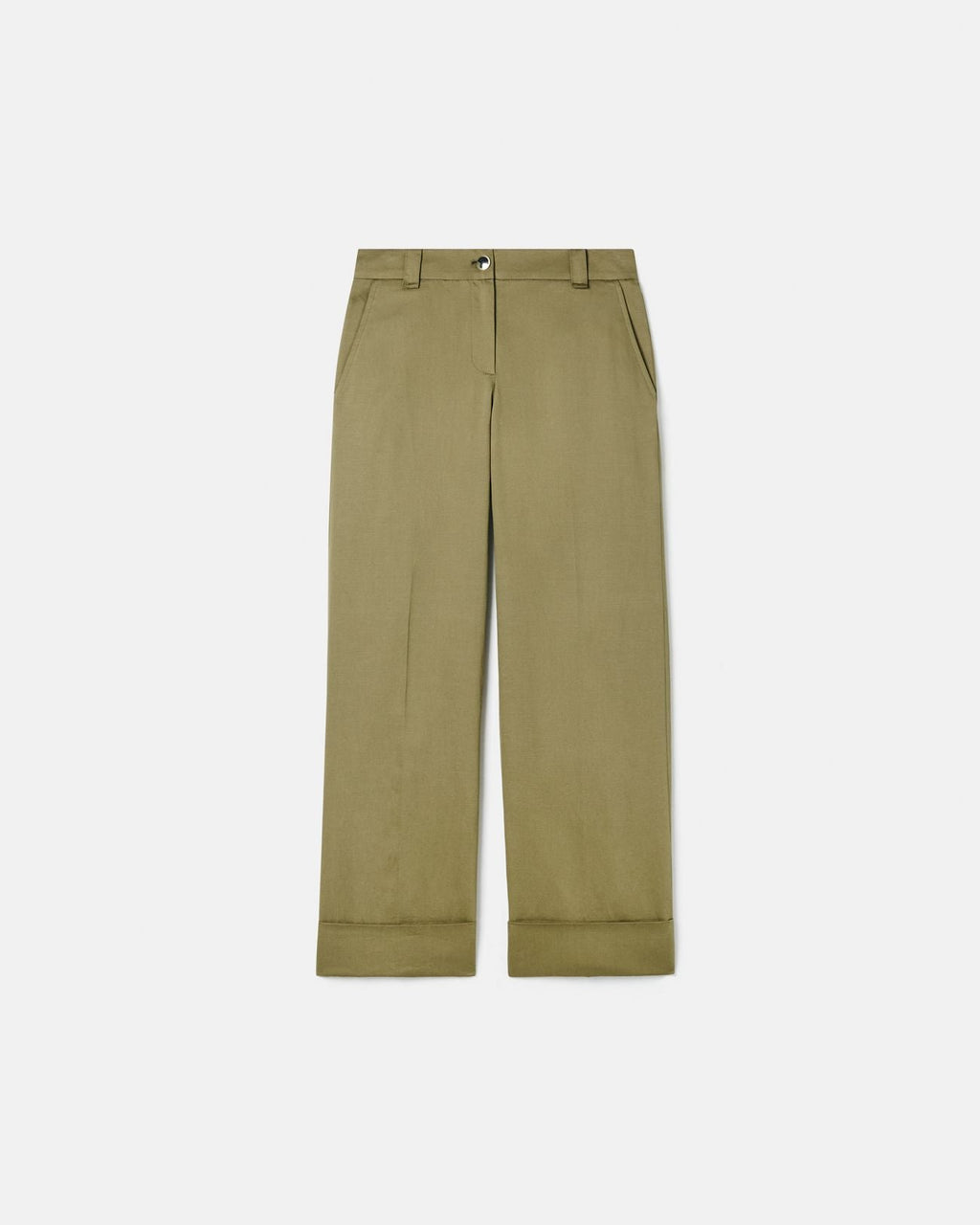 Pantalon fluide kaki_5