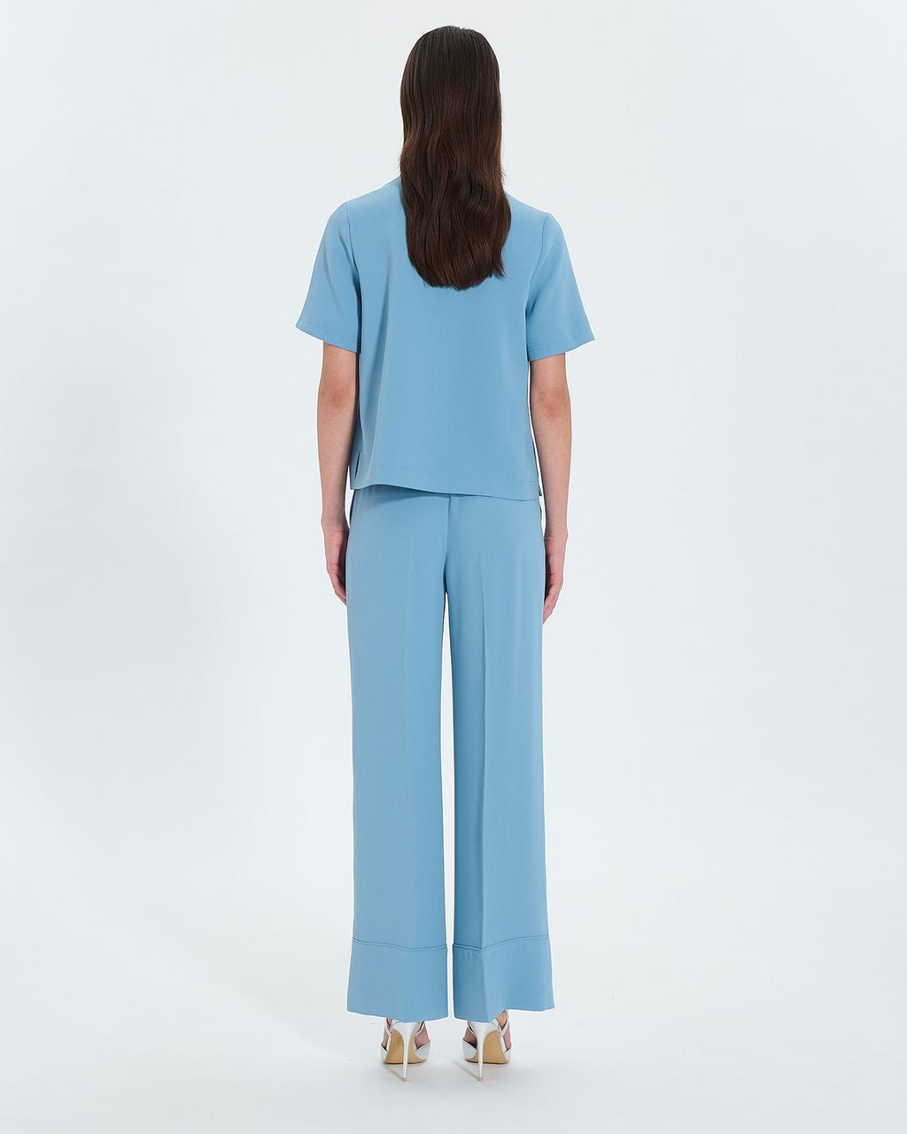 Pantalon fluide bleu hortensia_3