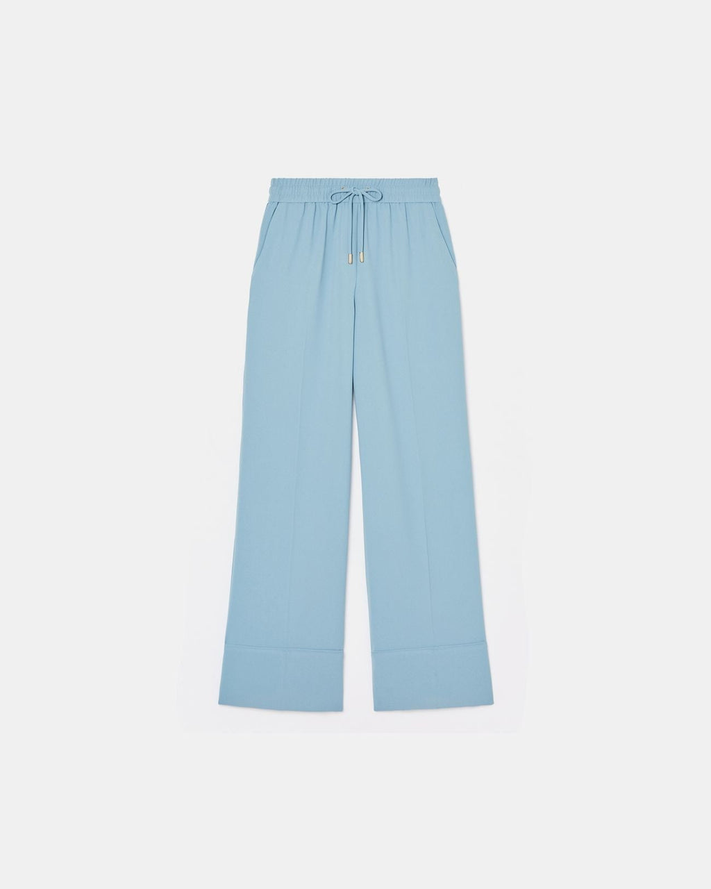 Pantalon fluide bleu hortensia_5