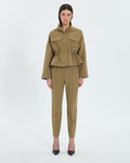 Pantalon ample kaki_1
