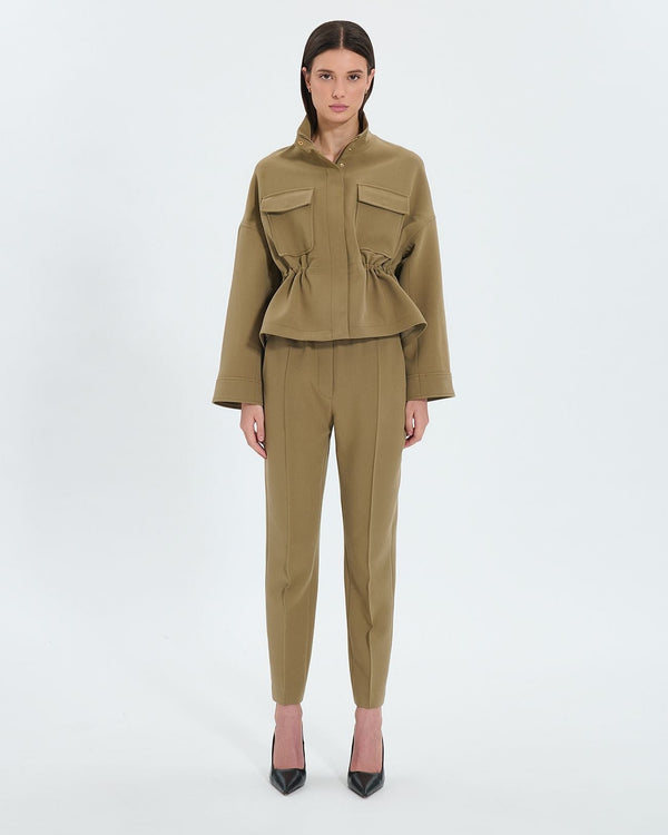 Pantalon ample kaki_1