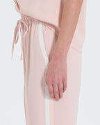 Pantalon ample en crêpe nude_2