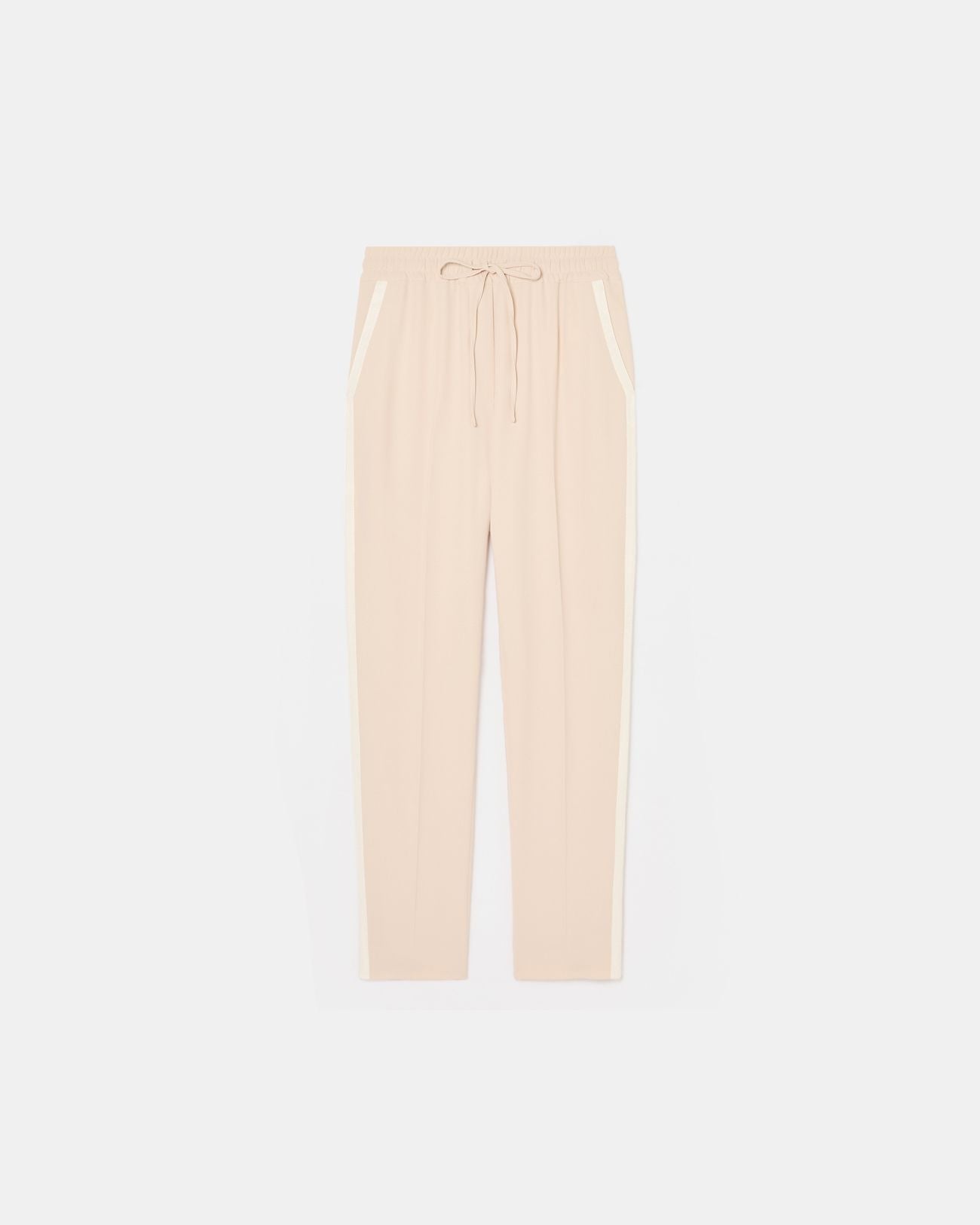 Pantalon ample en crêpe nude_4